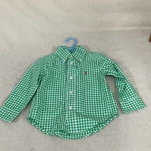 EUC boys long sleeve button down Ralph Lauren shirt
